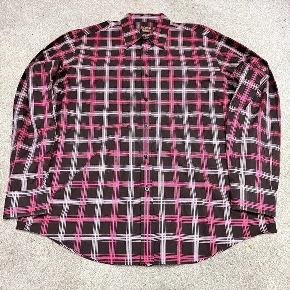 Michael Kors Other - Michael Kors Button Down Shirt Multicolored Plaid Long Sleeve Men’s Size XL